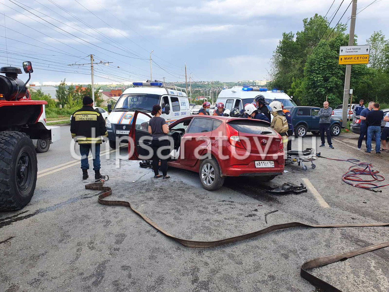 В результате ДТП у кафе Феро один человек погиб и трое пострадали –  03.06.2020 – ЧП Саратов