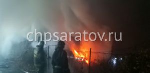 На 2-ом Соколовогорском проезде произошло возгорание дачи
