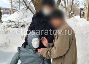 Следователем СК в Пугачеве проведена проверка показаний обвиняемого на месте преступления
