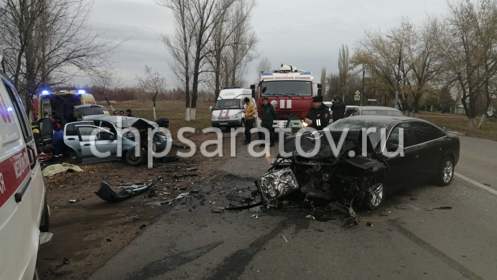 В результате ДТП в Энгельсе погиб мужчина и пострадала женщина | 04.11.2021  | Саратов - БезФормата