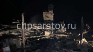 В Ртищевском районе на пожаре погиб мужчина
