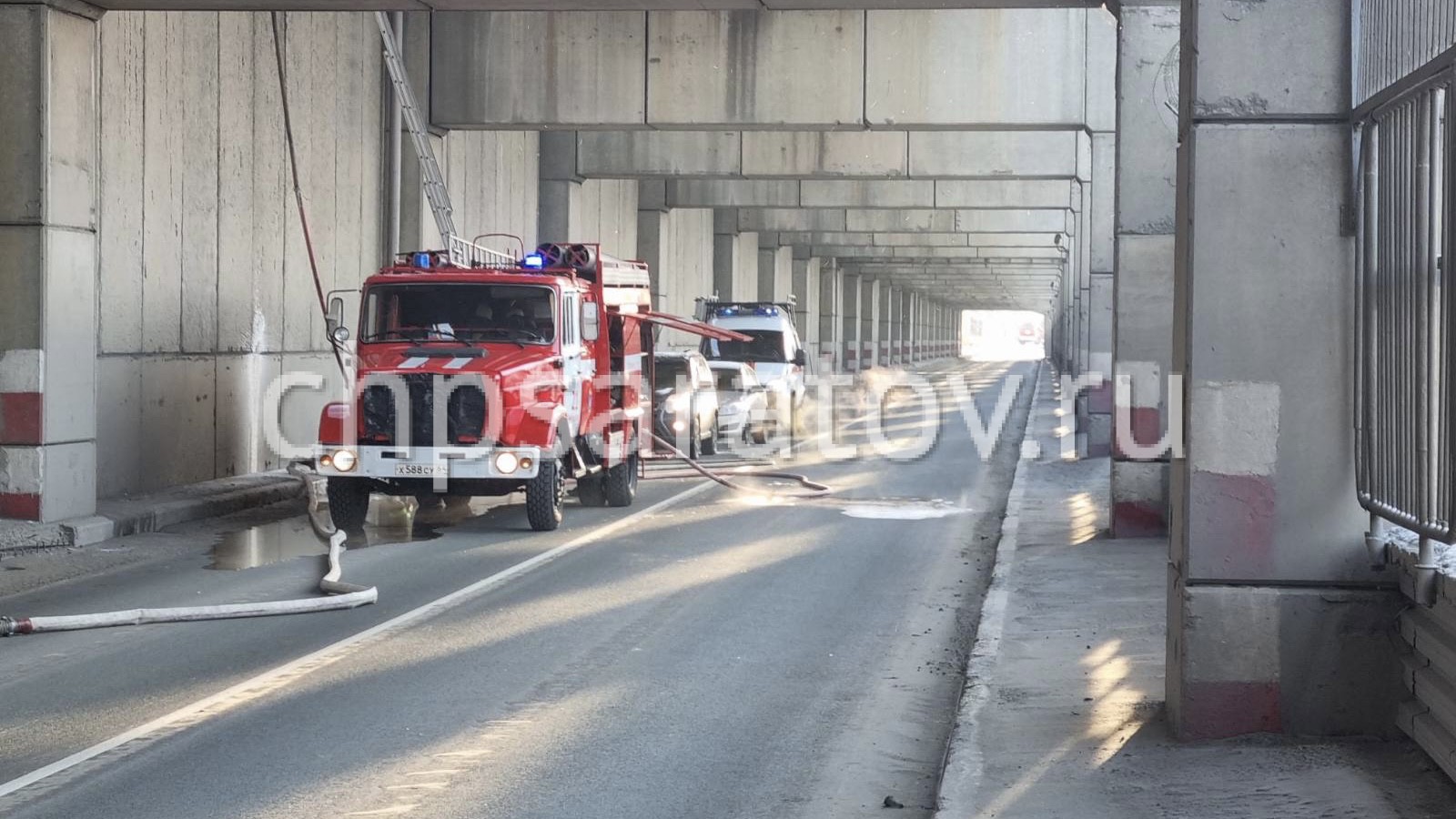 В Балаково на ГЭС произошёл пожар | 23.12.2021 | Саратов - БезФормата