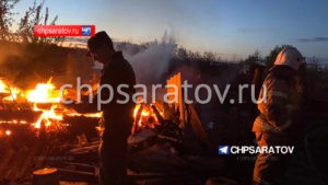 На пожаре в Базарно-Карабулакском районе погиб ребёнок
