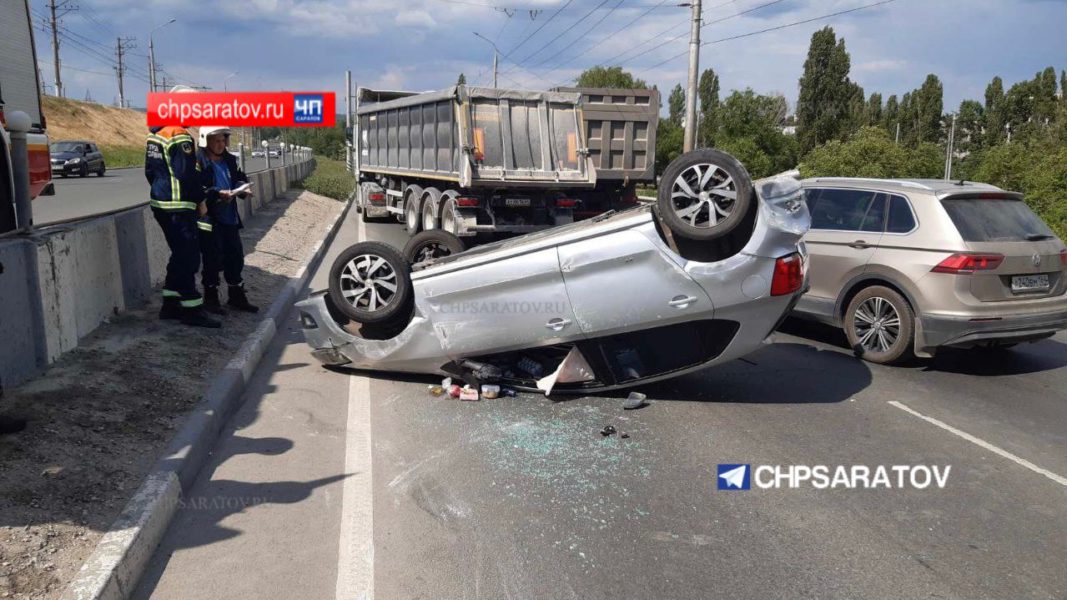 Авария на мосту в саратове