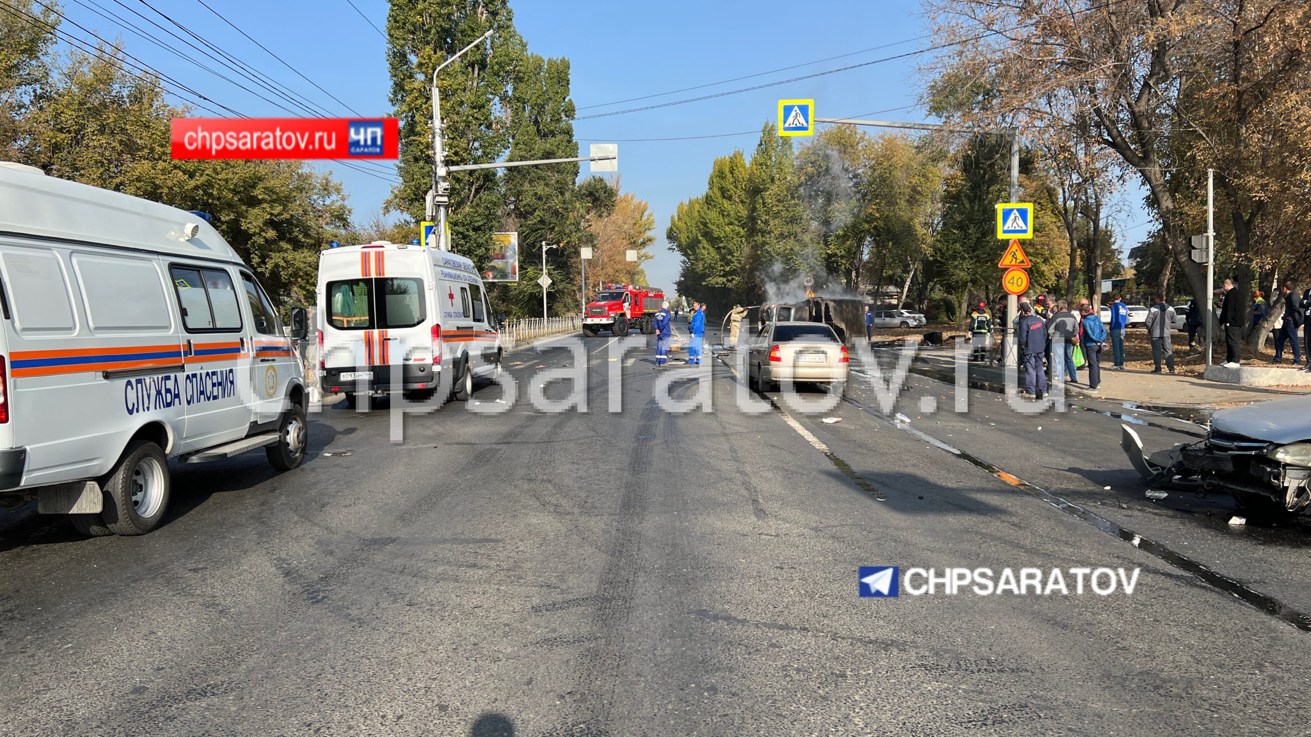 В результате ДТП в Ленинском районе сгорел мужчина | 04.10.2023 | Саратов -  БезФормата