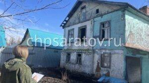На пожаре в Самойловском районе погиб мужчина
