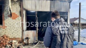 На пожаре в Новобурасском районе погиб мужчина
