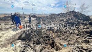 В Гагаринском районе мужчину насмерть завалило землей

