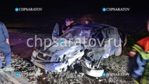 Три человека пострадали в ночном ДТП в Аткарском районе
