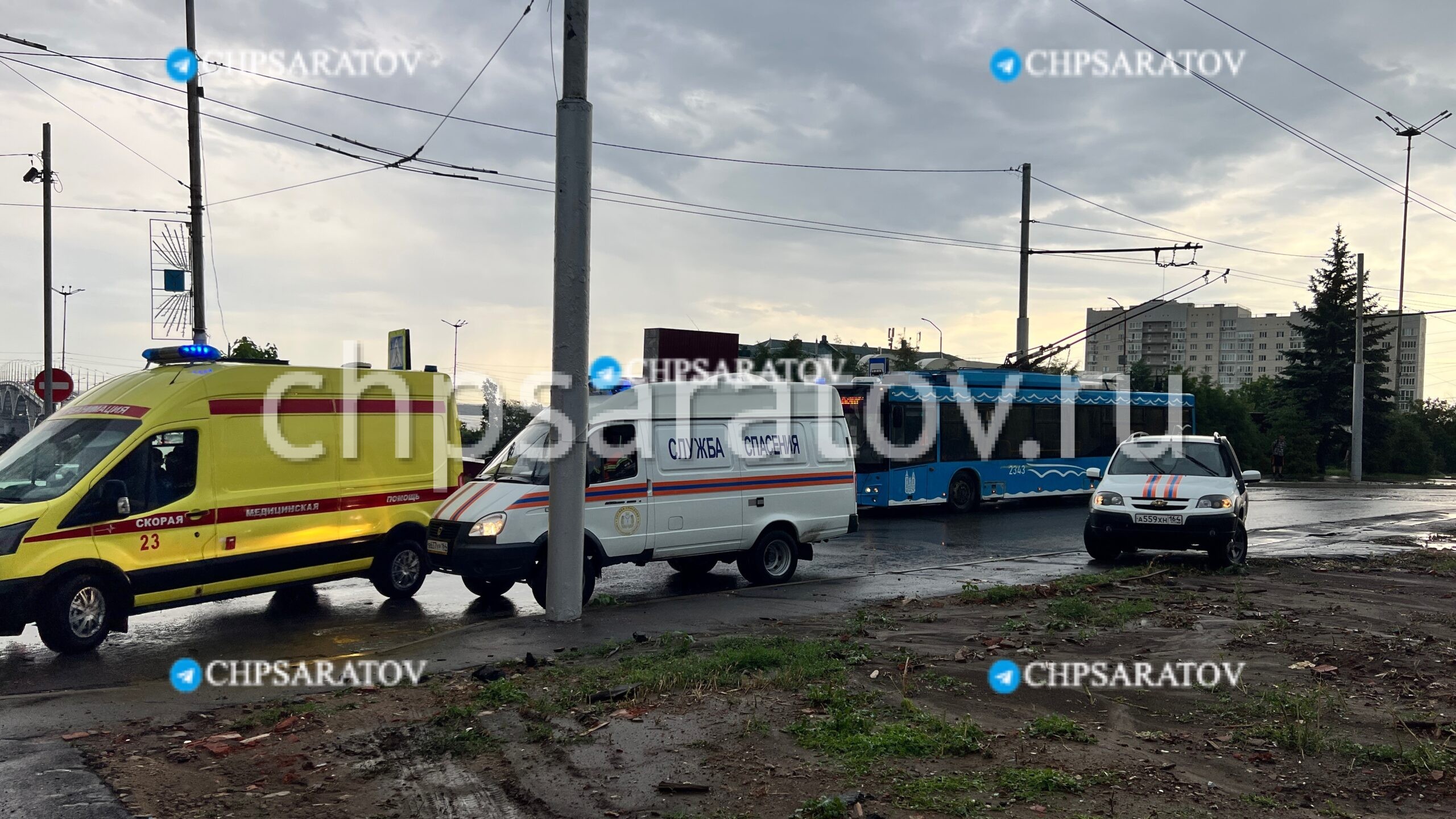 В Волжском районе в результате удара током пострадала водитель троллейбуса  | 13.06.2024 | Саратов - БезФормата