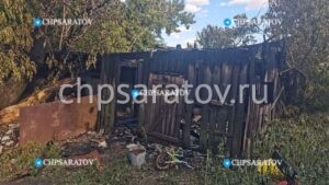 В Дергачевском районе в результате возгорания сарая погиб маленький ребенок
