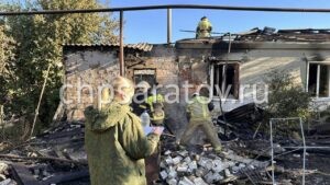 В Калининске на пожаре погибла пожилая женщина
