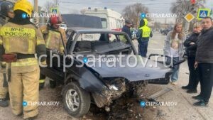 В Энгельсе в ДТП пострадала женщина
