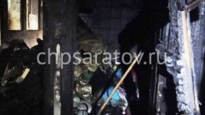 На пожаре в Ртищеве эвакуировали 9 жильцов
